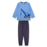 Sanetta Jungen Schlafanzug - lang, Kids, Nachtwäsche, Pyjama, Baumwolle