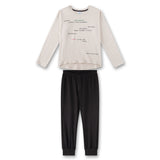 Sanetta girls' pyjamas, 2-piece set - long, pyjamas, cotton, motif