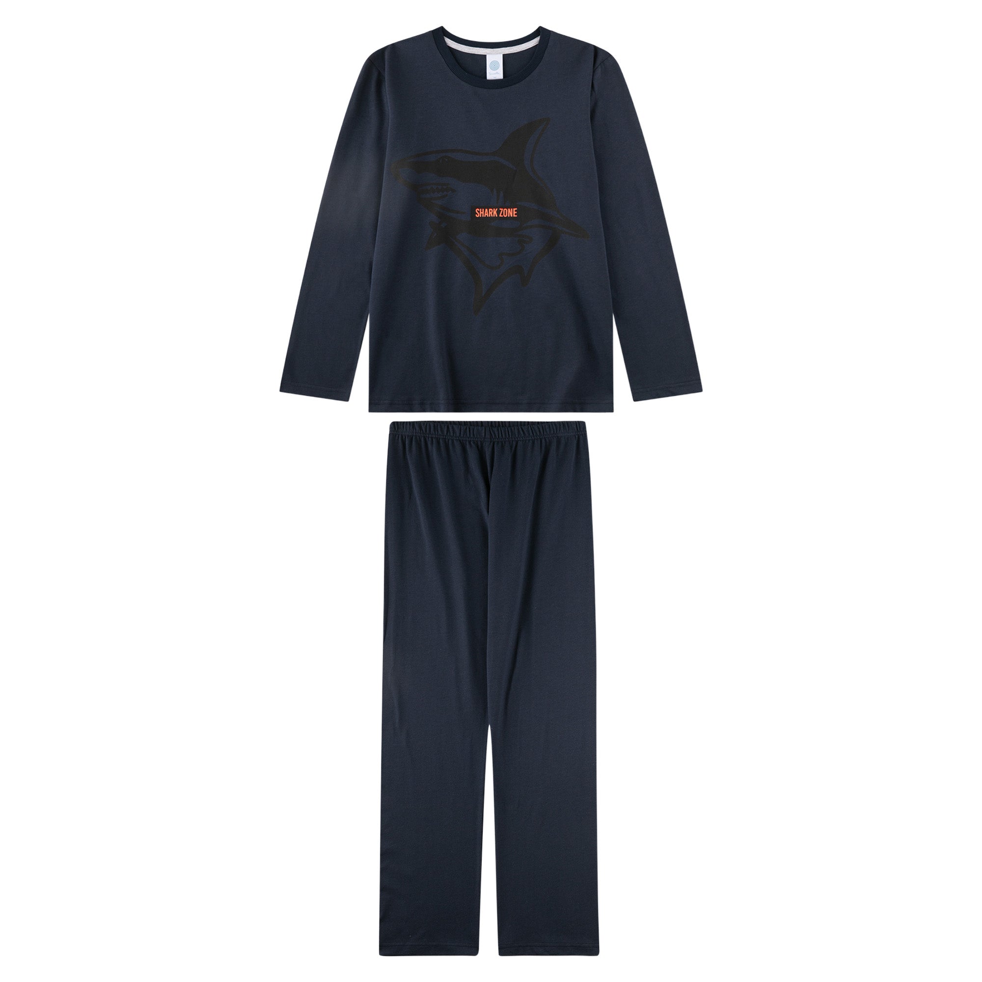 Sanetta Boys Pyjamas, long - Teens, Shark Zone, pyjamas, single jersey, cotton