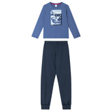 Sanetta Boys Long Pyjamas - Teens, Formula 1, Racing Driver, Single Jersey, Pyjama Set, Cotton