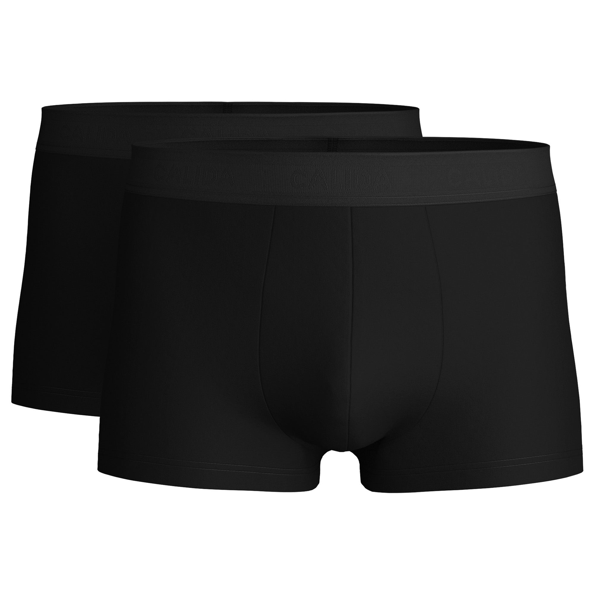 CALIDA Herren Boxershorts, 2er Pack - Micro Stretch, Elastikbund, Single Jersey