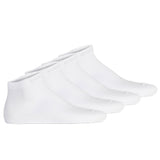 Von Jungfeld unisex sneaker socks, pack of 4 - Essentials Sneaker, single-coloured