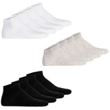 Von Jungfeld Unisex Sneakersocken, 4er Pack - Essentials Sneaker, einfarbig