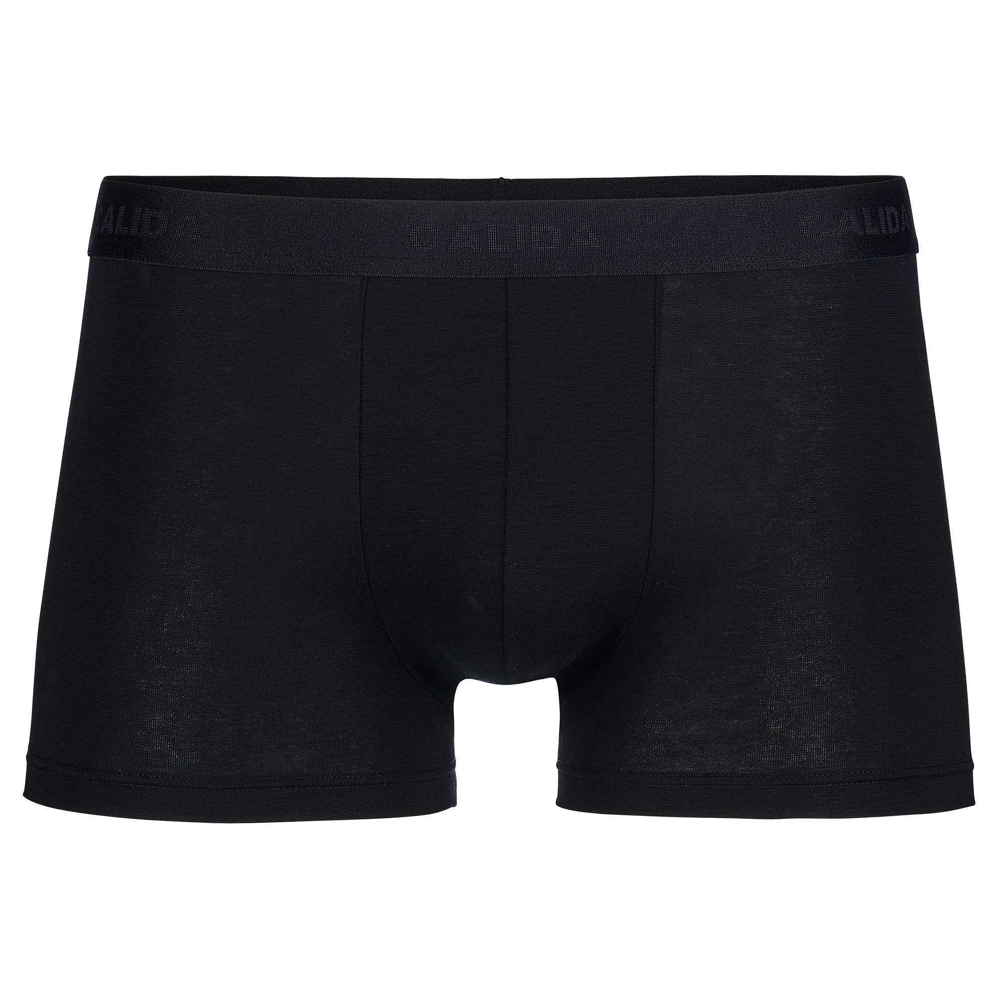 CALIDA men's boxer shorts - Evolution, soft waistband, single-coloured