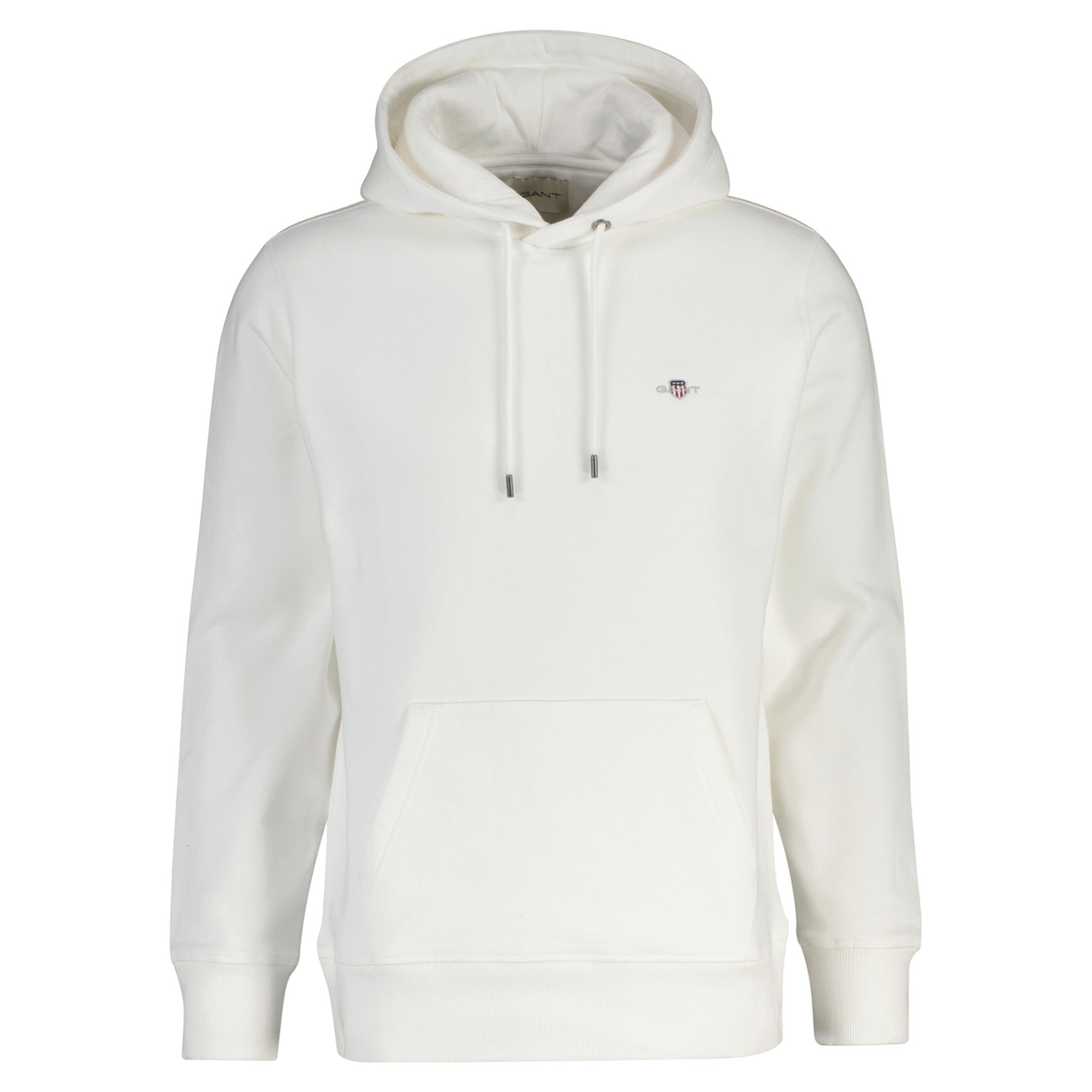 GANT Men's Hoodie - SHIELD HOODIE, Hooded Sweatshirt, Regular Fit, Logo Embroidery, Cotton