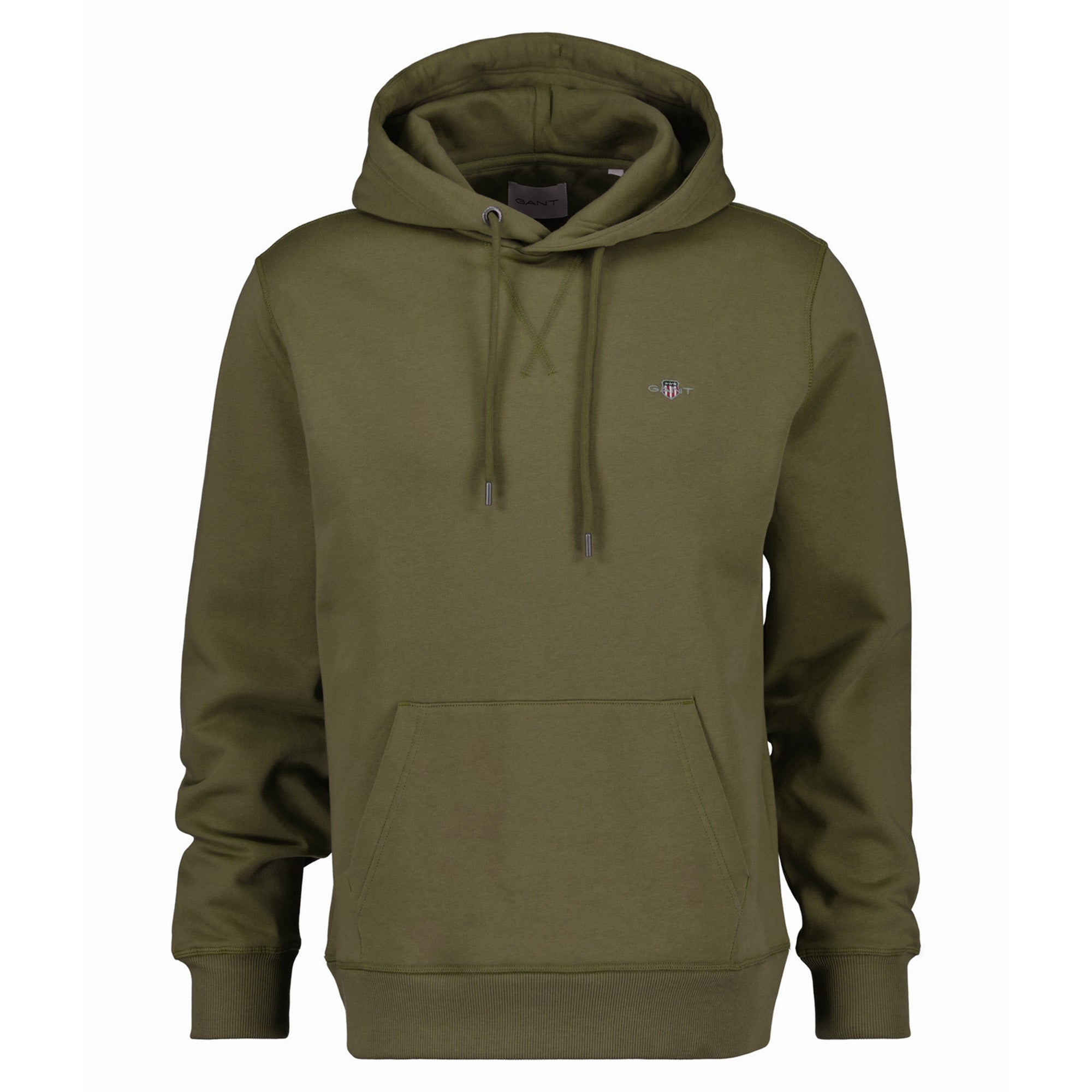 GANT Men's Hoodie - SHIELD HOODIE, Hooded Sweatshirt, Regular Fit, Logo Embroidery, Cotton