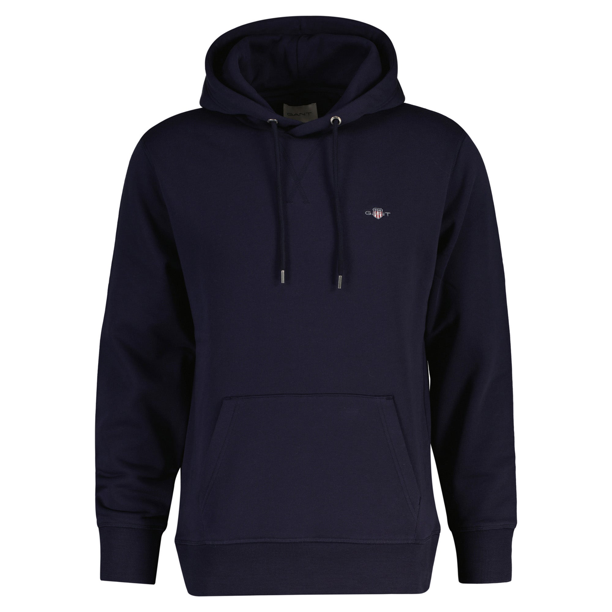 GANT Men's Hoodie - SHIELD HOODIE, Hooded Sweatshirt, Regular Fit, Logo Embroidery, Cotton