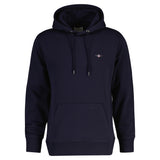 GANT Men's Hoodie - SHIELD HOODIE, Hooded Sweatshirt, Regular Fit, Logo Embroidery, Cotton