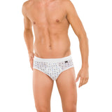 SCHIESSER Herren Slip 4 PACK - Sportslip, Essentials Feinripp, Karo-Print, S-XXL – 2/3
