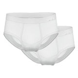 AMMANN Herren Slip, 2er Pack - Feinripp, Eingriff, Weichbund, Baumwolle