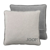 JOOP! cushion cover - UDF Doubleface, 50x50 cm, logo