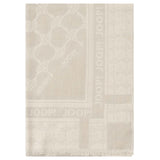 JOOP! Damen Schal - Webschal, Cornflower, Logo, Jacquard, Bicolor
