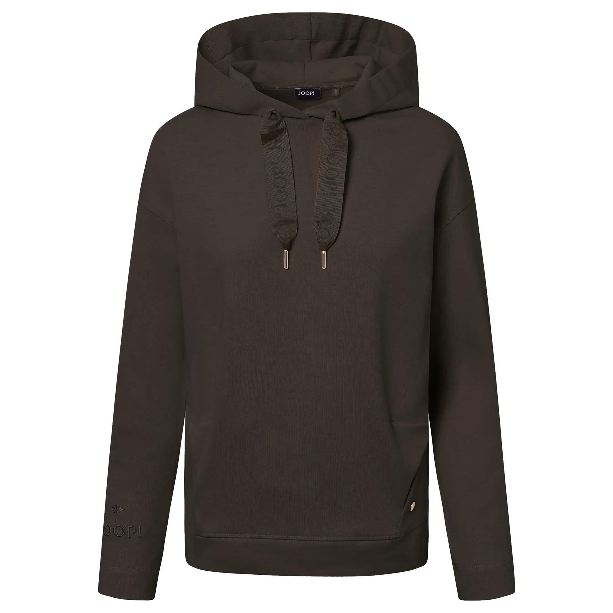 JOOP! Women’s Hoodie - Sweatshirt, Loungewear, Hood, Cotton Blend, Plain-Coloured