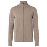 JOOP! Herren Strickjacke - JK-06Davis, Zipper, Stehkragen, Feinstrick, Wolle, uni