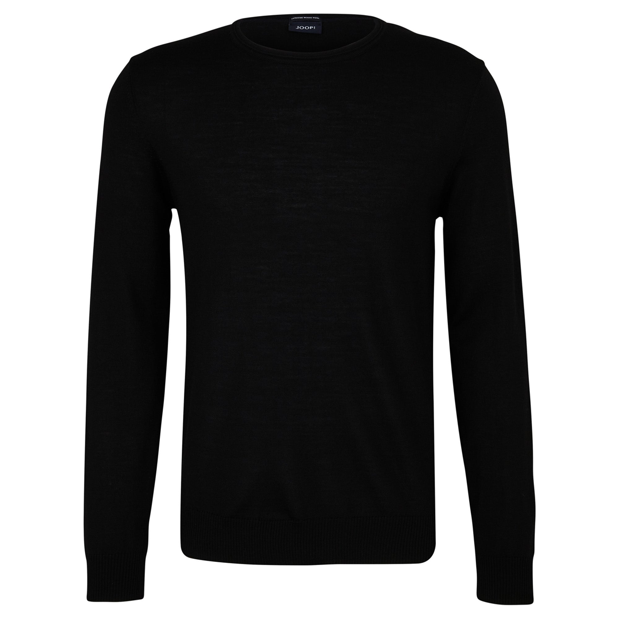 JOOP! Herren Strickpullover - JK-01Denny, Rundhals, Feinstrick, Wolle, uni