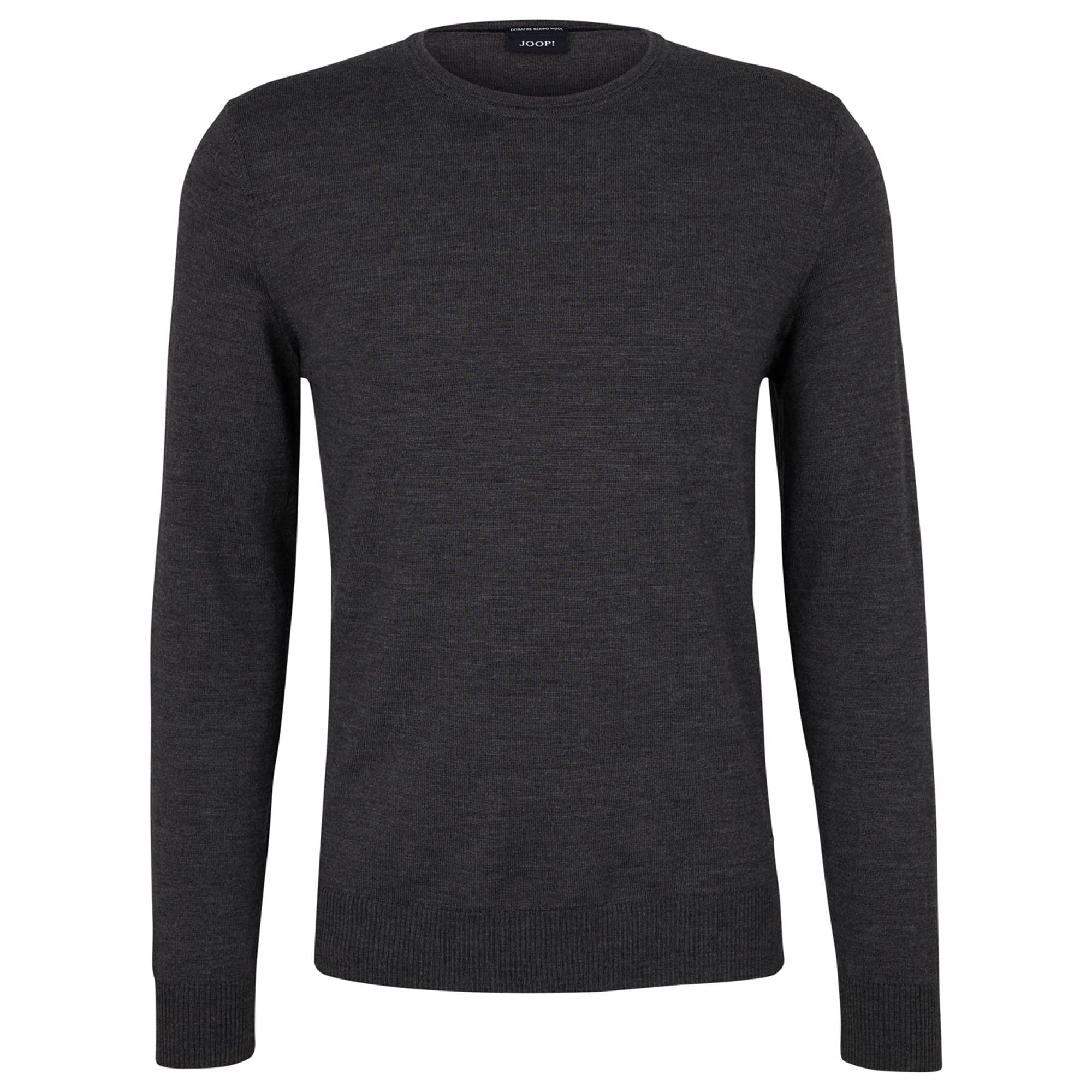 JOOP! men's knitted pullover - JK-01Denny, round neck, fine knit, wool, plain