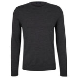 JOOP! men's knitted pullover - JK-01Denny, round neck, fine knit, wool, plain