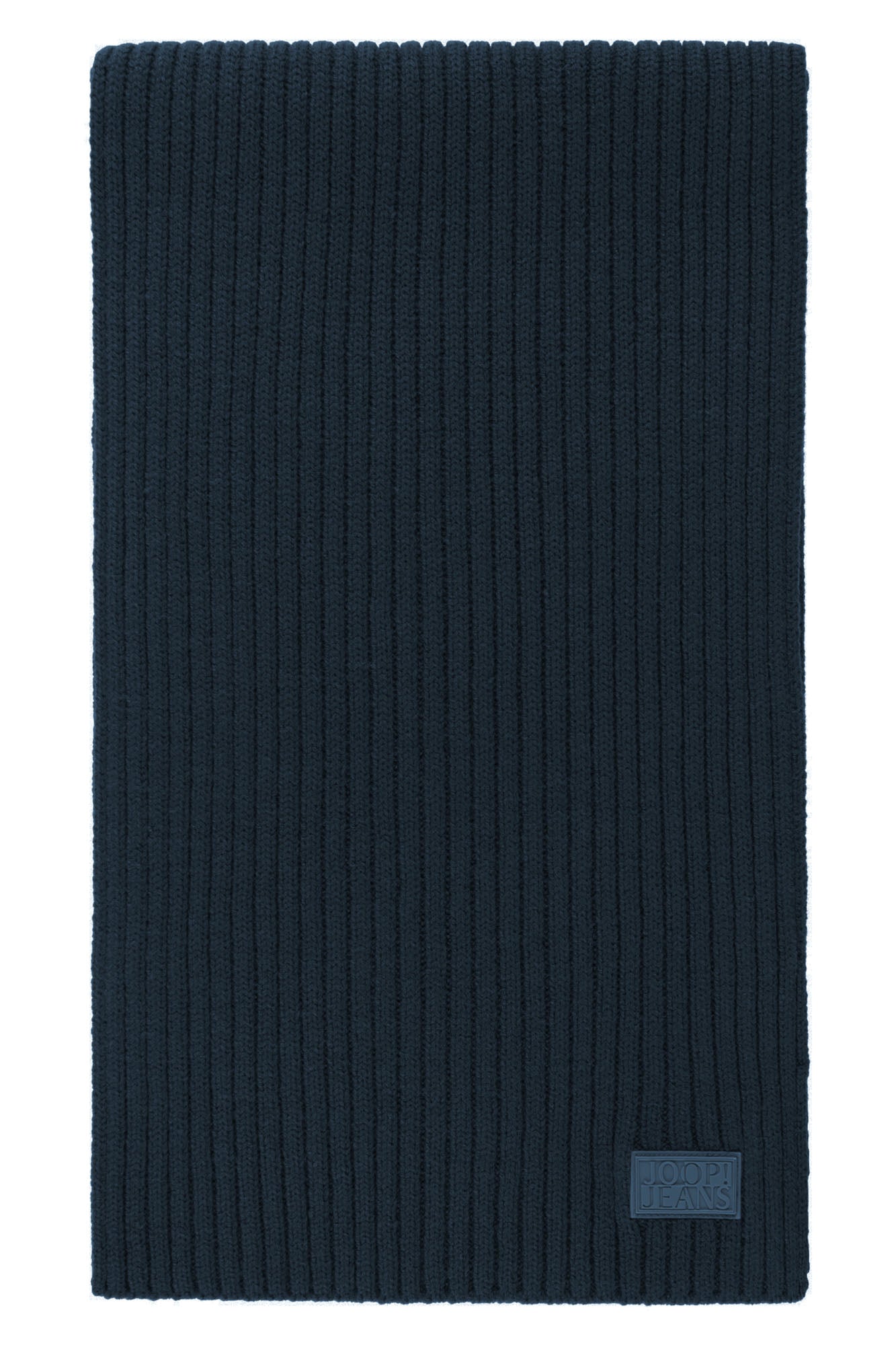 JOOP! JEANS Herren Schal - Francis, Strickschal, Rippe, Wollmix, uni