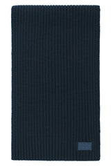 JOOP! JEANS men's scarf - Francis, knitted scarf, rib, wool mix, uni