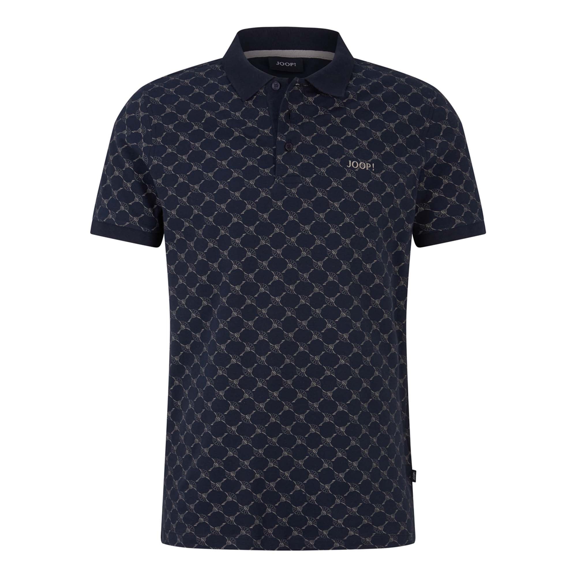 JOOP! Herren Poloshirt - JJ-42Paigam, Pique, Cotton Stretch, Cornflower Print