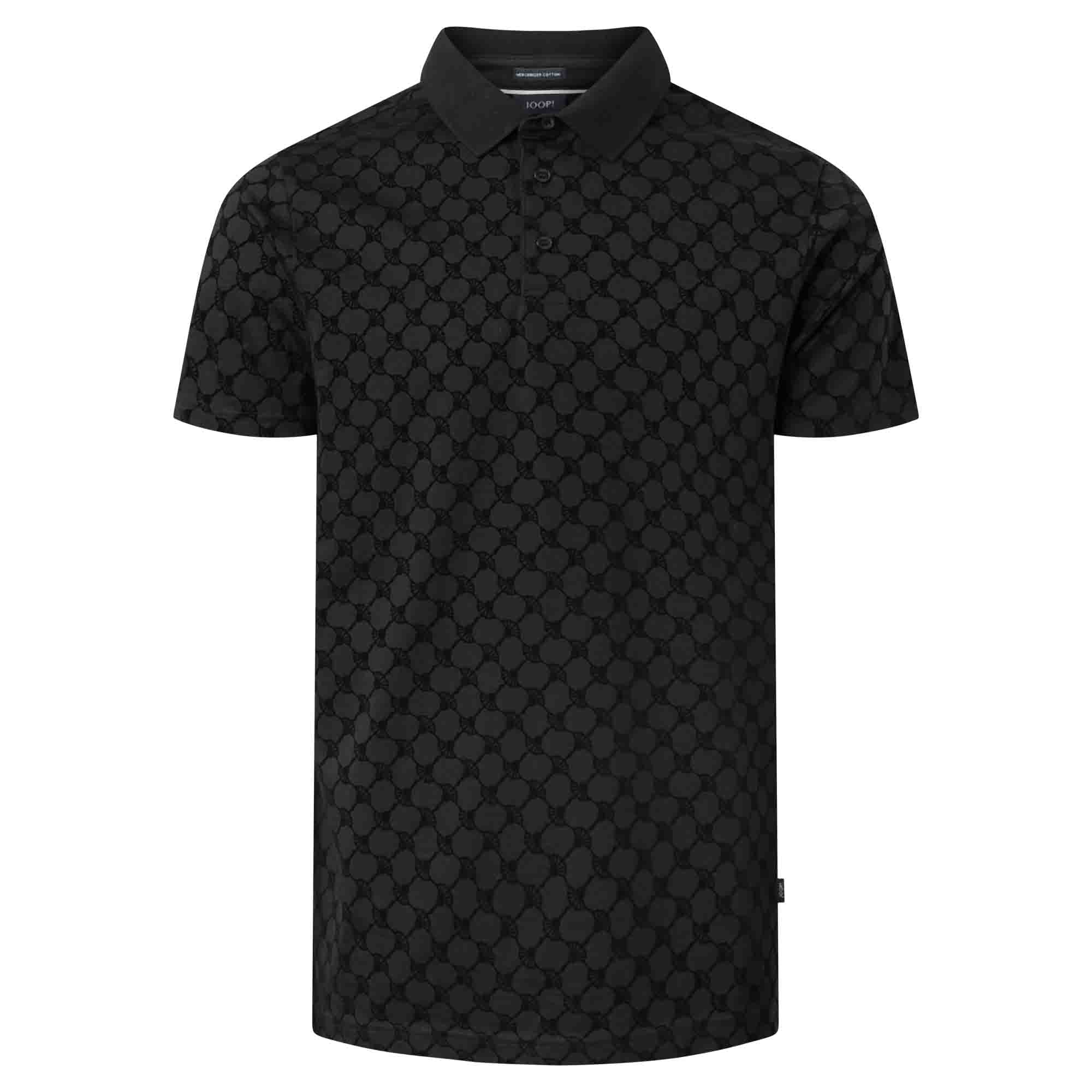 JOOP! Herren Poloshirt - JJ-04Pancrazio, Polokragen, Cornflower-Alloverprint, Baumwolle
