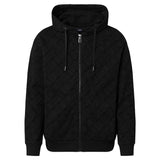 JOOP! JEANS Herren Sweatjacke - Cataldo, Kapuze, Reißverschluss, Logo Allover, Cotton