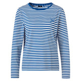 JOOP! Damen Langarm-Shirt - Loungewear, Longsleeve, Rundhals, Jersey, gestreift, Cotton Stretch