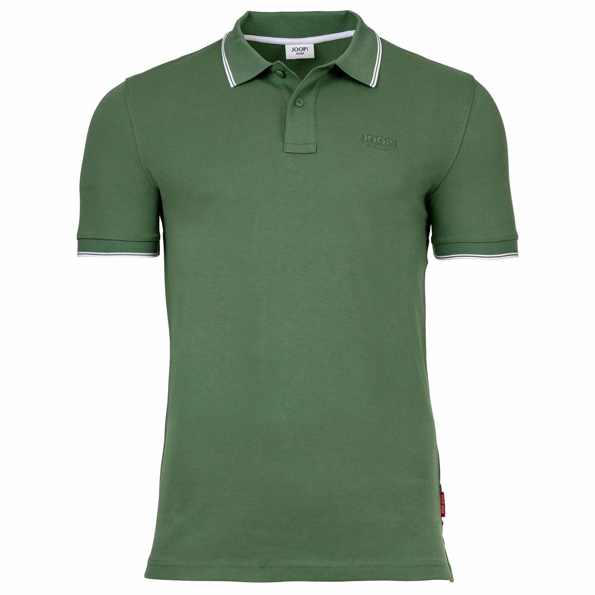 JOOP! JEANS Herren Poloshirt - Agnello, Polokragen, Streifen-Details, Baumwollmischung