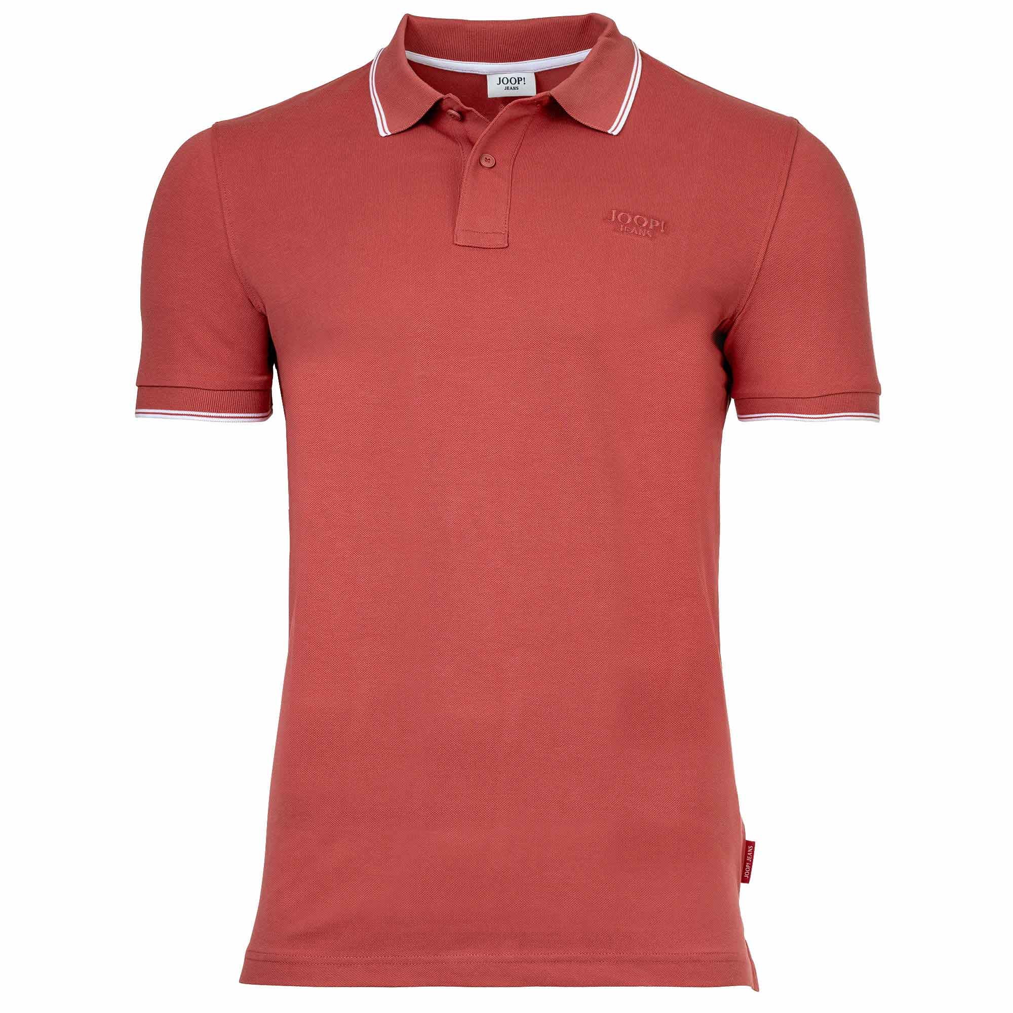 JOOP! JEANS Herren Poloshirt - Agnello, Polokragen, Streifen-Details, Baumwollmischung