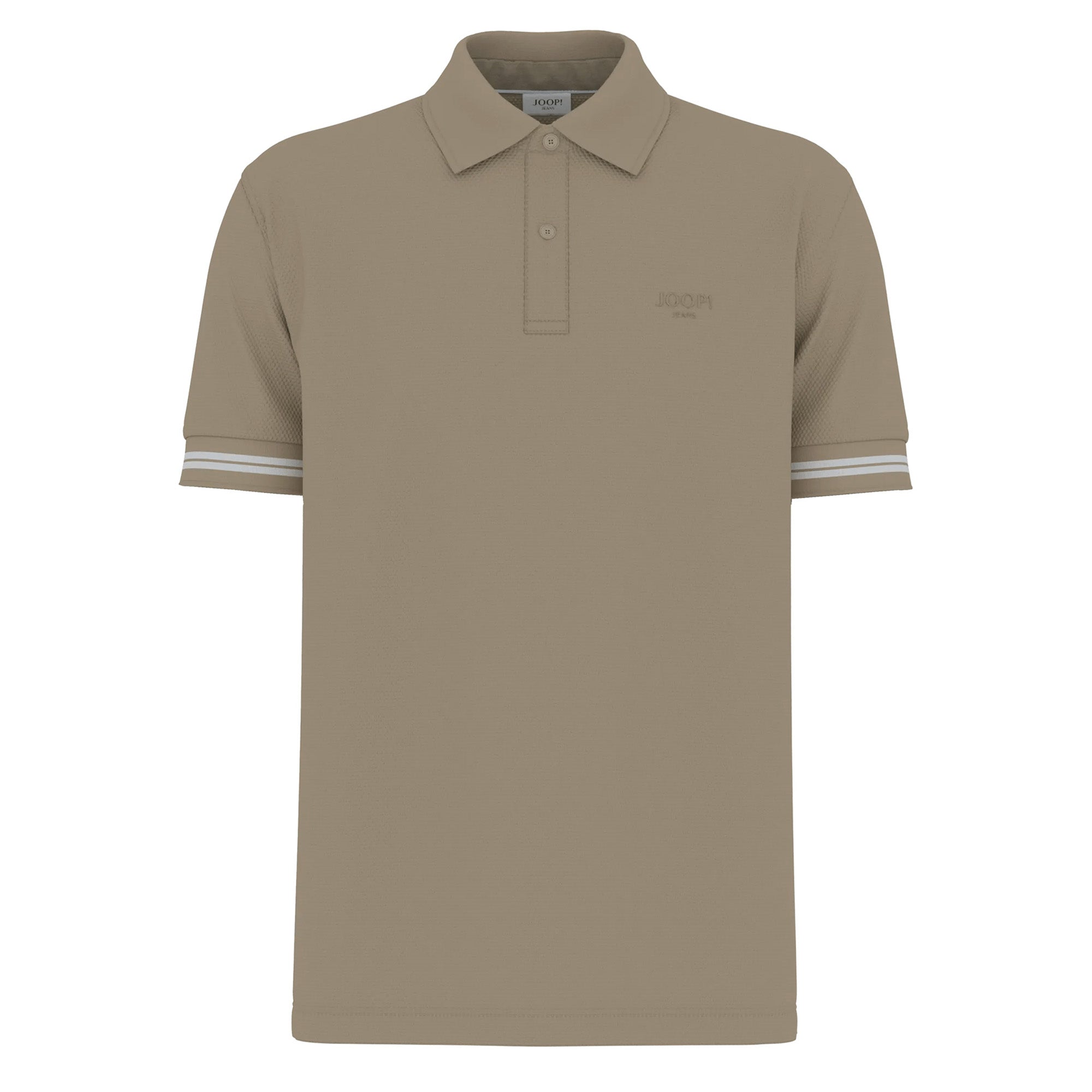 JOOP! JEANS Herren Poloshirt -  Amare, Polokragen, Streifen-Details, Baumwollmischung