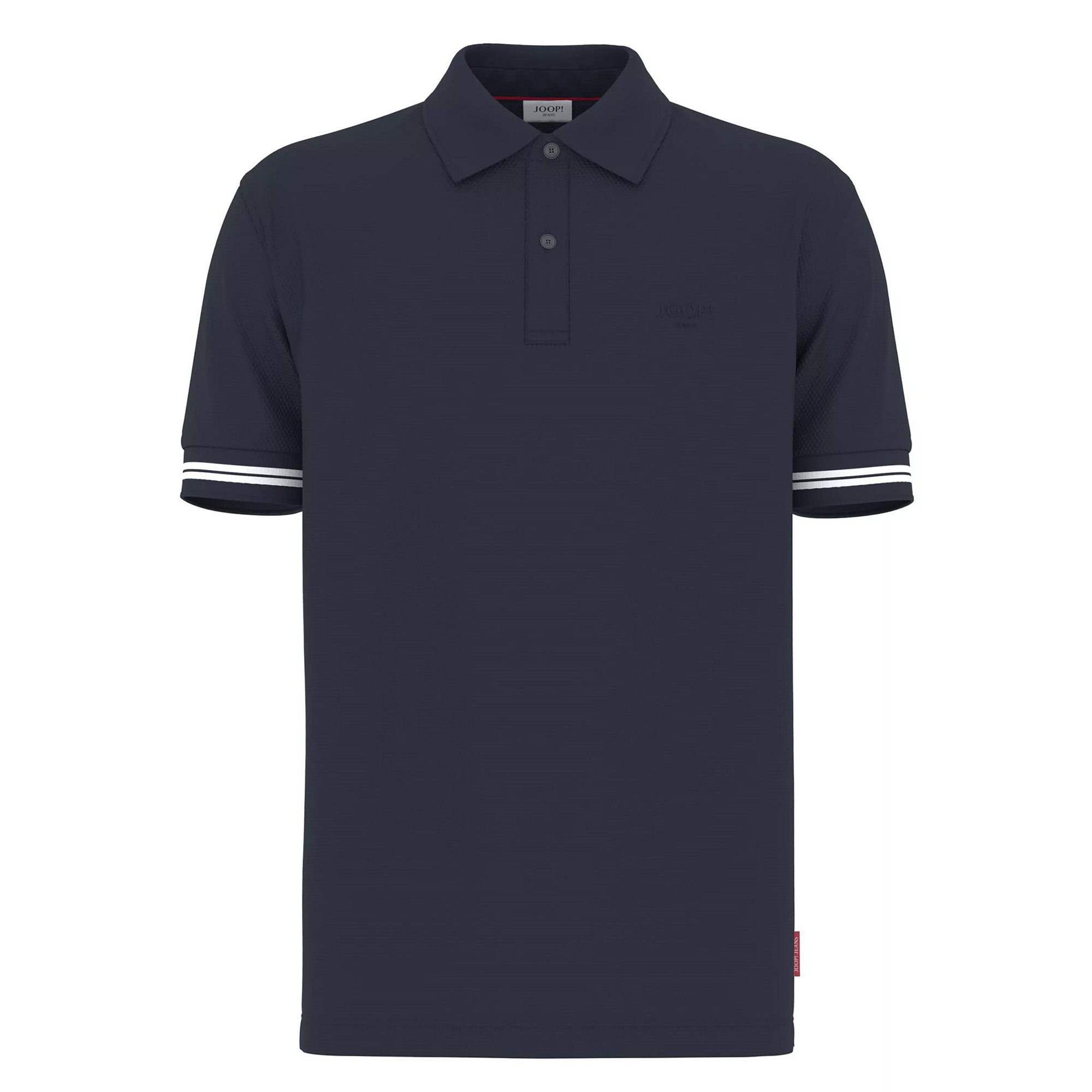 JOOP! JEANS Herren Poloshirt -  Amare, Polokragen, Streifen-Details, Baumwollmischung