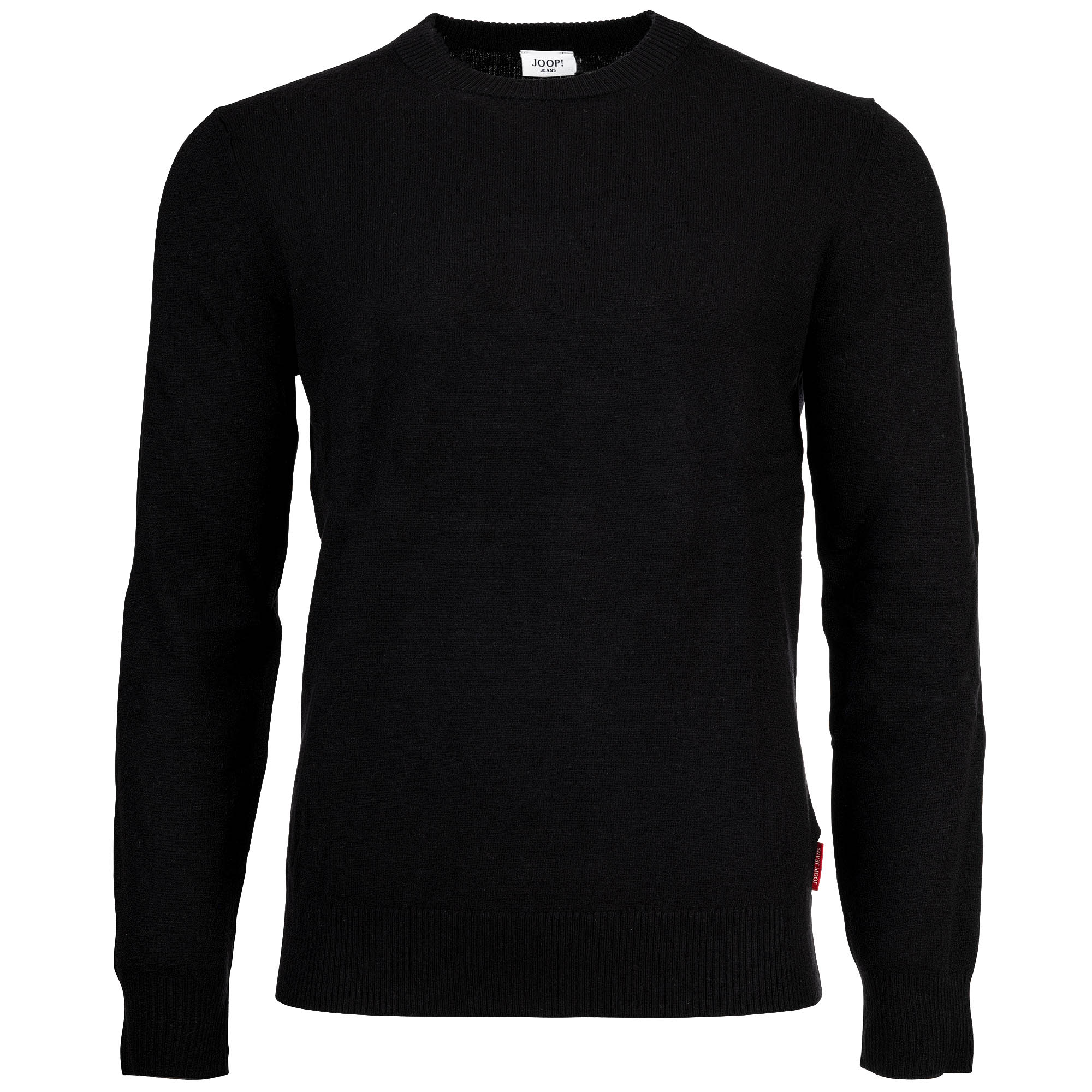 JOOP! JEANS Herren Strickpullover - Laurelor, Feinstrick, Wolle, Rundhals, Bündchen, einfarbig