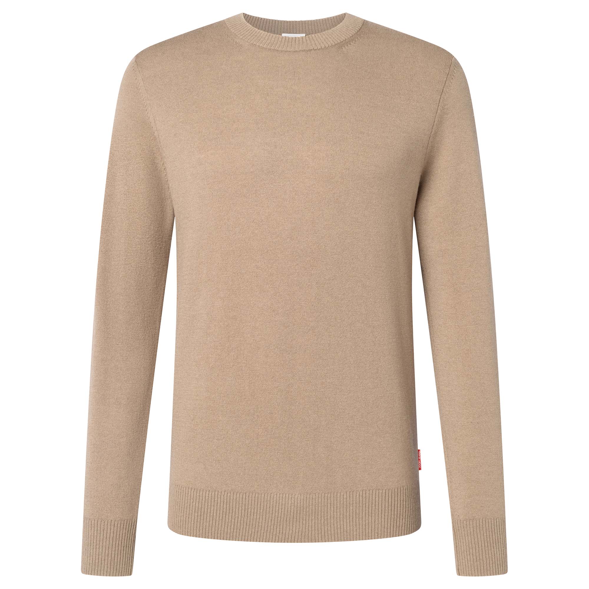 JOOP! JEANS Herren Strickpullover - Laurelor, Feinstrick, Wolle, Rundhals, Bündchen, einfarbig