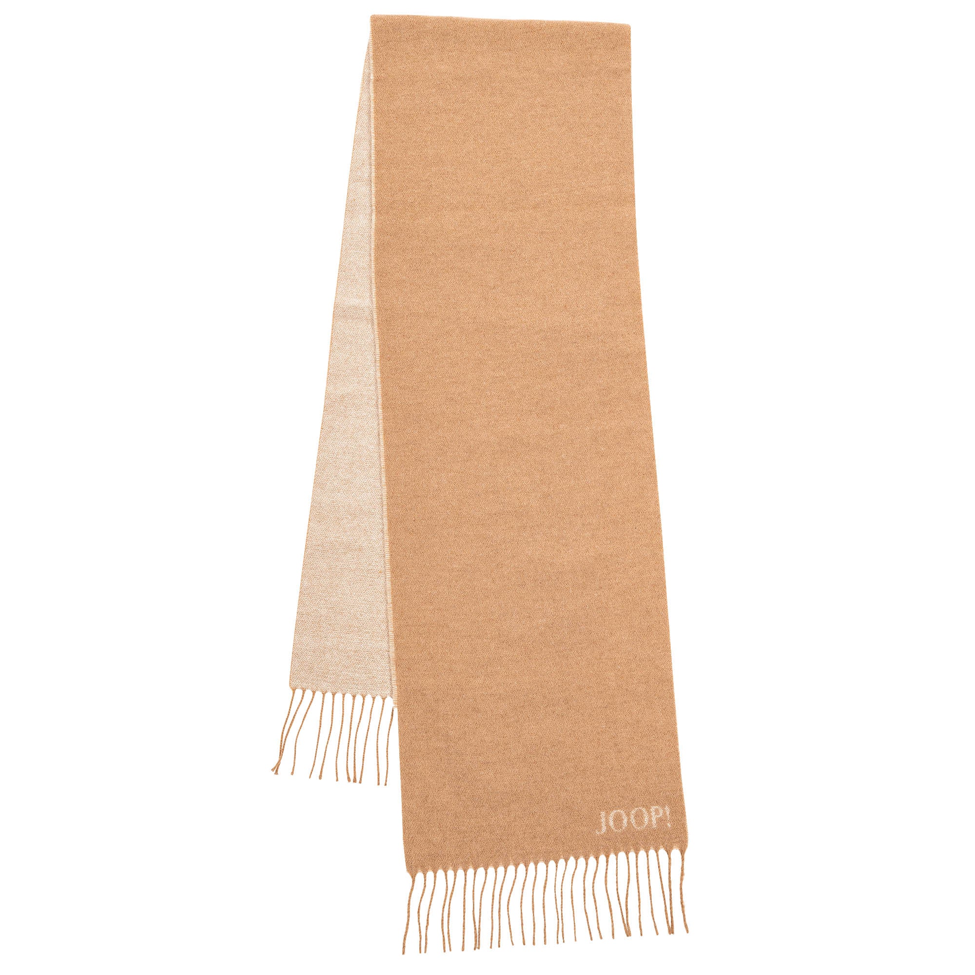 JOOP! Herren Schal mit Wolle - Larson, Wendeschal, Logo