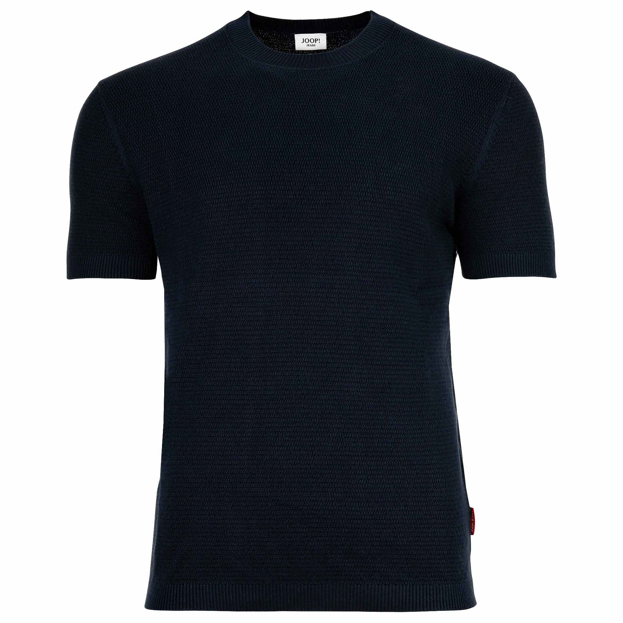 JOOP! JEANS Herren T-Shirt - Sandero, Strick, Struktur, Baumwolle