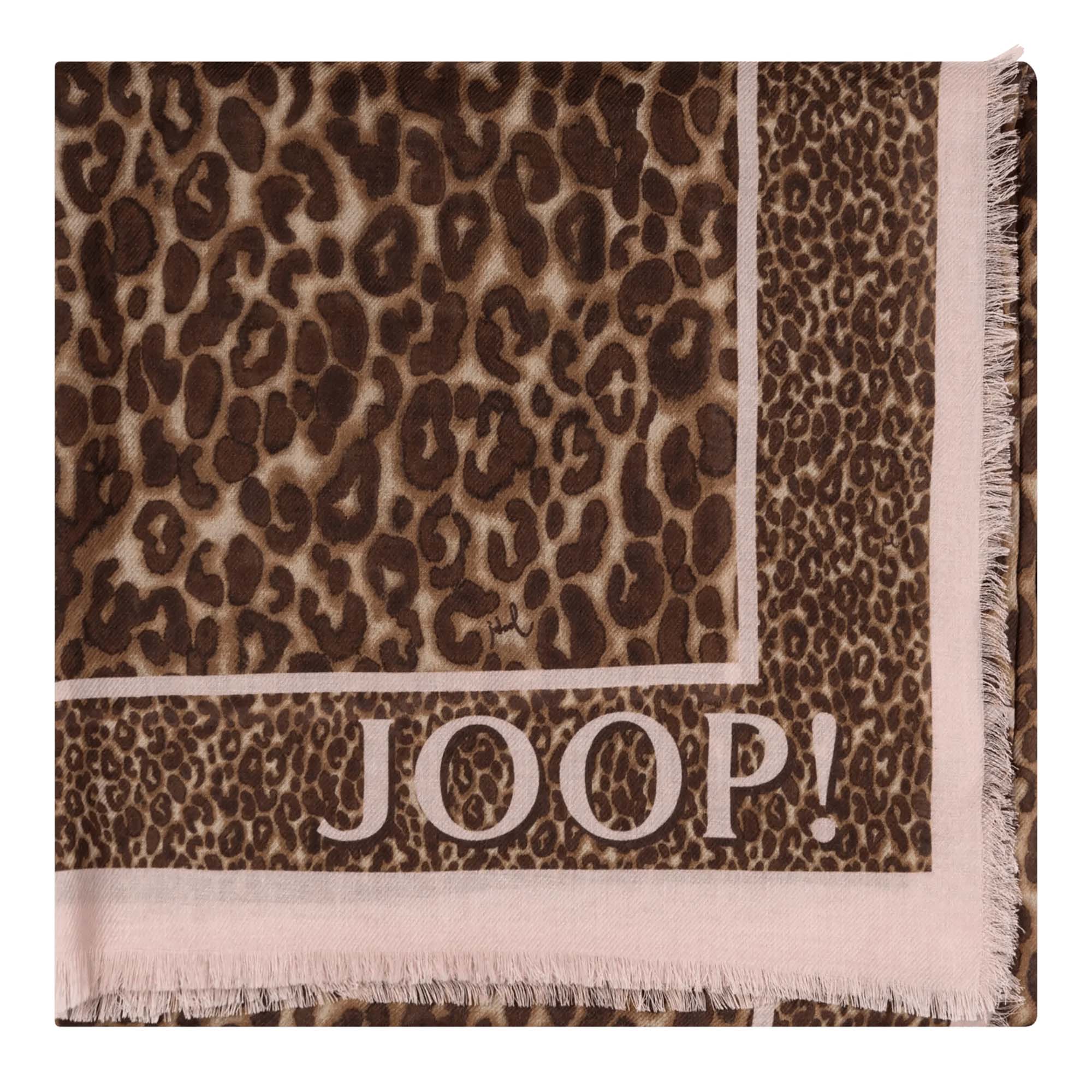JOOP! Women's Scarf - Adalia2, Woven Scarf, Leopard Print