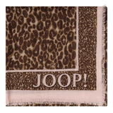 JOOP! Women's Scarf - Adalia2, Woven Scarf, Leopard Print
