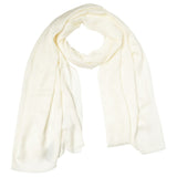 JOOP! Women's Scarf - Agota, Woven Scarf, Shawl, Lightweight Scarf, Modal, Cornflower