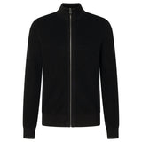 JOOP! JEANS Herren Strickjacke - Periamo, Grobstrick, Stehkragen-Zip, Baumwolle