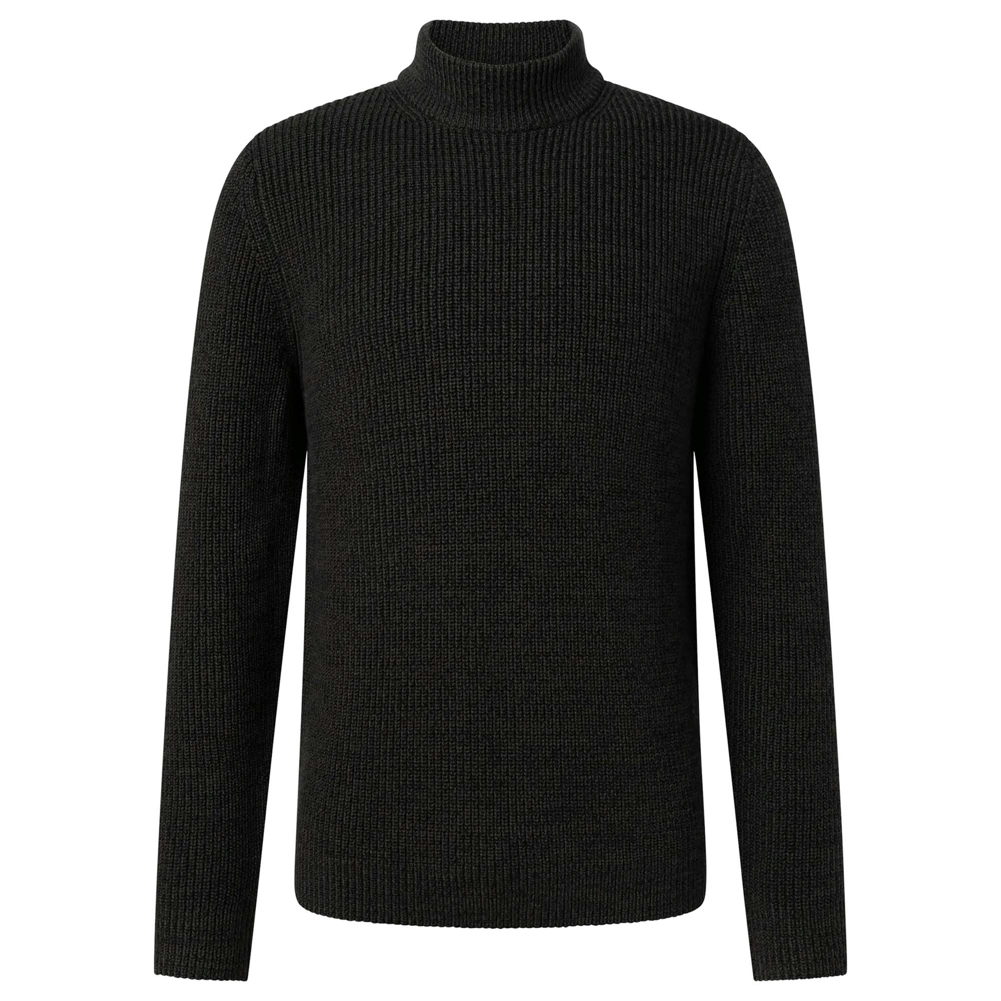 JOOP! JEANS Herren Strickpullover - Orlissor, Grobstrick, Stehkragen, Baumwoll-Woll-Mix