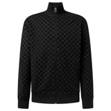 JOOP! Men’s Sweat Jacket - Kend, Stand-Up Collar, Cornflower Allover, Cotton Stretch