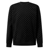 JOOP! Men’s Sweatshirt - Kaurelio, Crew Neck, Cornflower Allover, Cotton Stretch