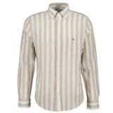 GANT Men's Shirt - Regular Cotton Linen Stripe Shirt, linen-cotton blend, striped