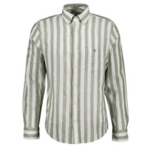 GANT Men's Shirt - Regular Cotton Linen Stripe Shirt, linen-cotton blend, striped