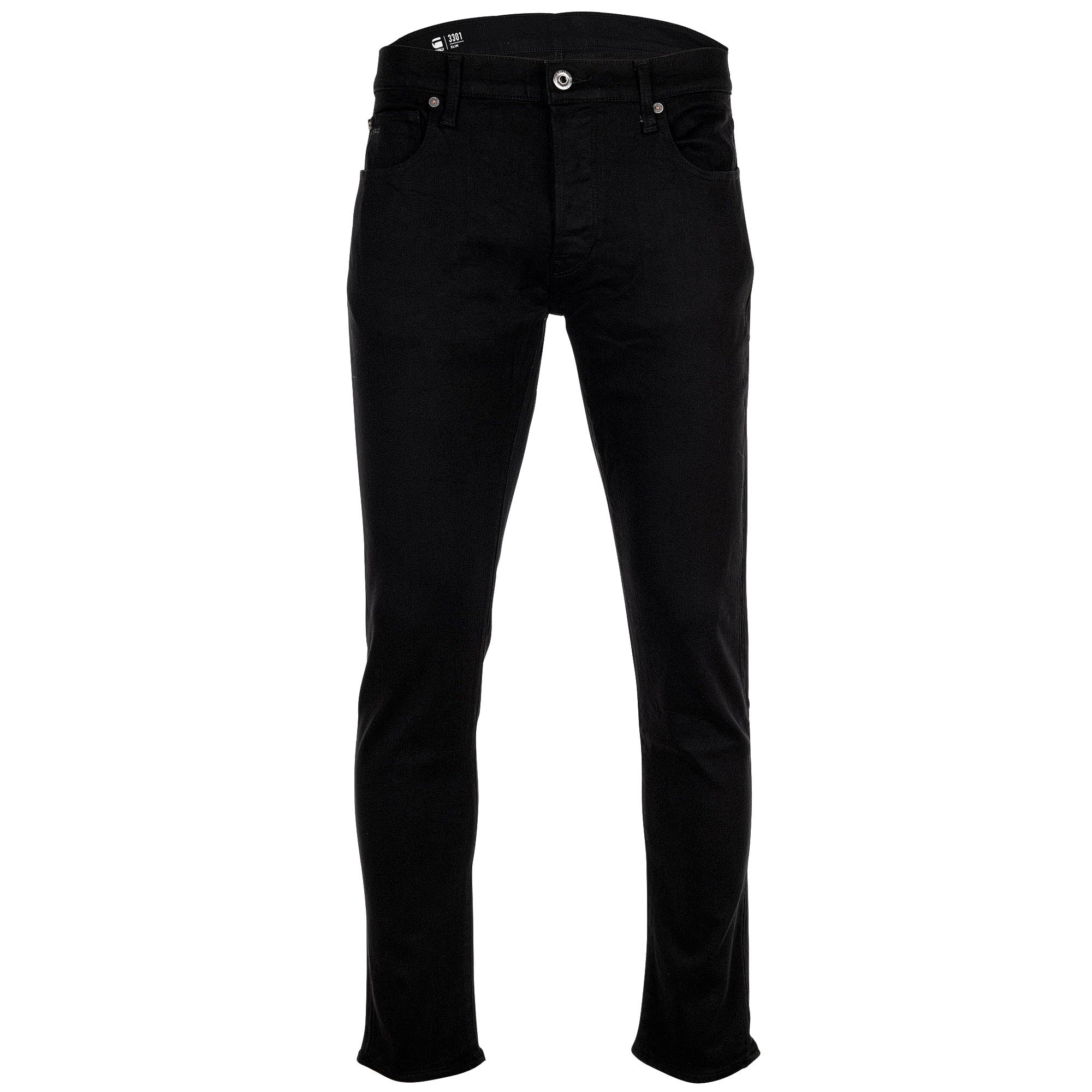 G-STAR Herren Jeans - 3301 Slim, Superstretch Denim, Slim Fit, Länge 34