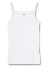 Sanetta girls undershirt - Basic Shirt with heart motif, Organic Cotton (organic)
