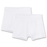 Sanetta Boys Short Pack of 2 - Pant, Underpants, Organic Cotton, 104-176, white