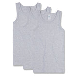 Sanetta Boys Undershirt Pack of 3 - Shirt without Sleeves, Tank Top, Basic, Organic Cotton