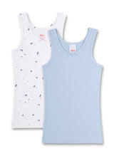 s.Oliver Girls Undershirt 2-Pack - Shirt without Arms, Shirt, fine rib, Cotton Stretch