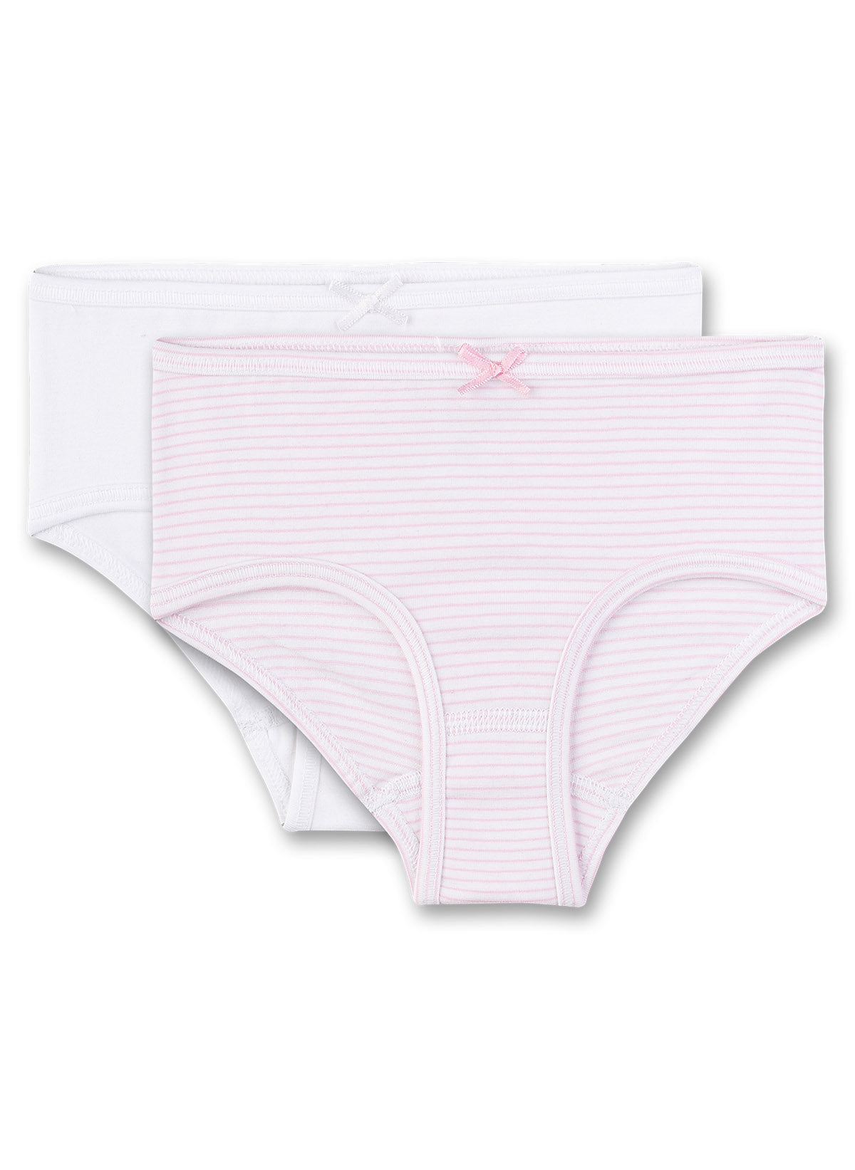 s.Oliver Mädchen 2er Pack Hipslip - Slip, Unterhose, Brief, Cotton Stretch, uni